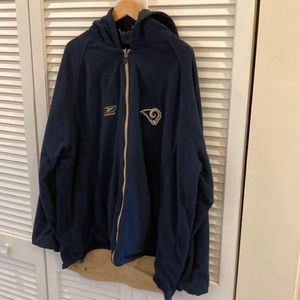 St. Louis Rams Vintage NFL Reebok Team Issue Reversible Heavyweight Parka